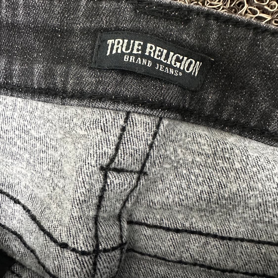 트루릴리젼 여성 데님 흑청 청바지 부츠컷 팬츠 26인치 상품이미지4