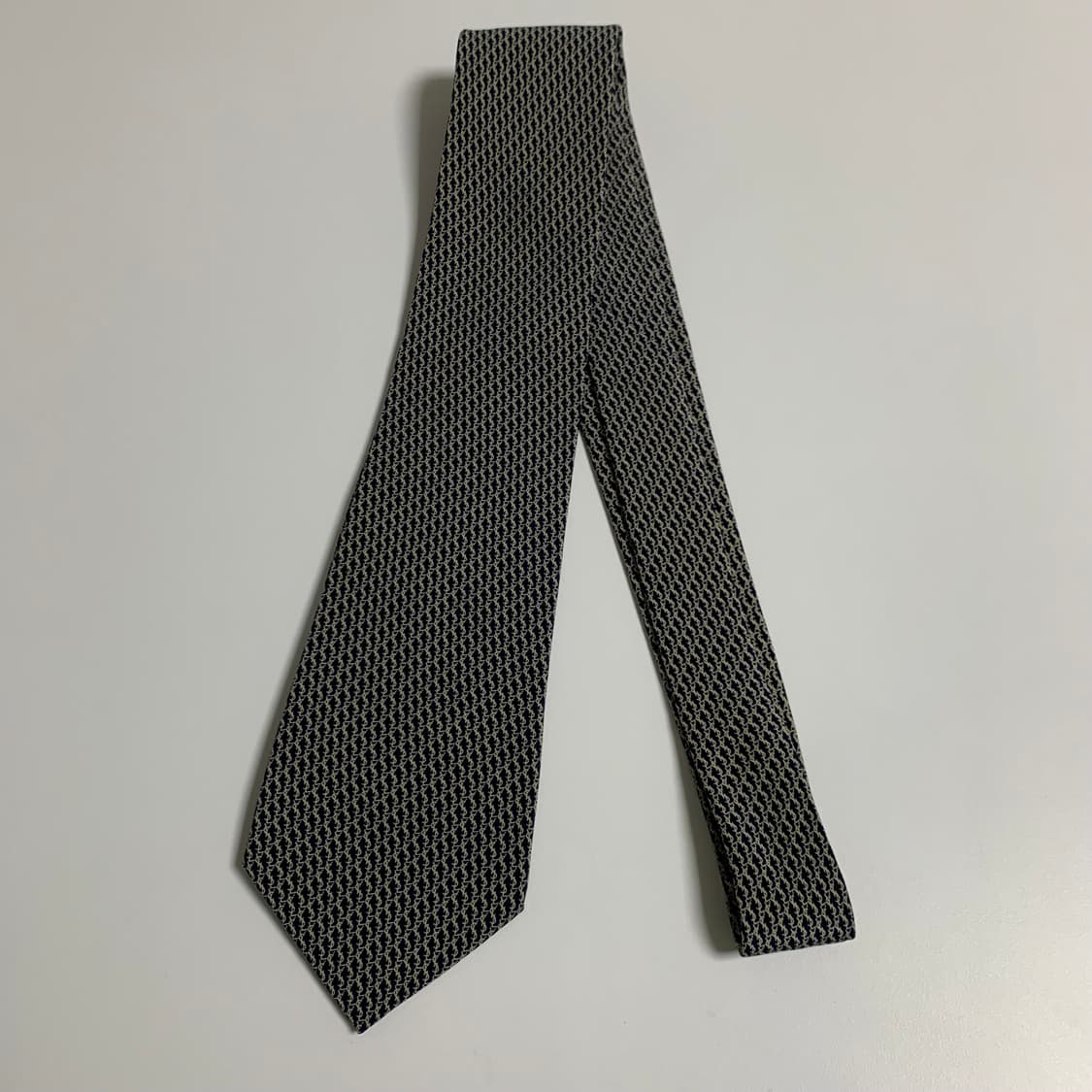 입생로랑(YSL) 모노그램 명품넥타이 A등급 8cm 100실크 상품이미지10