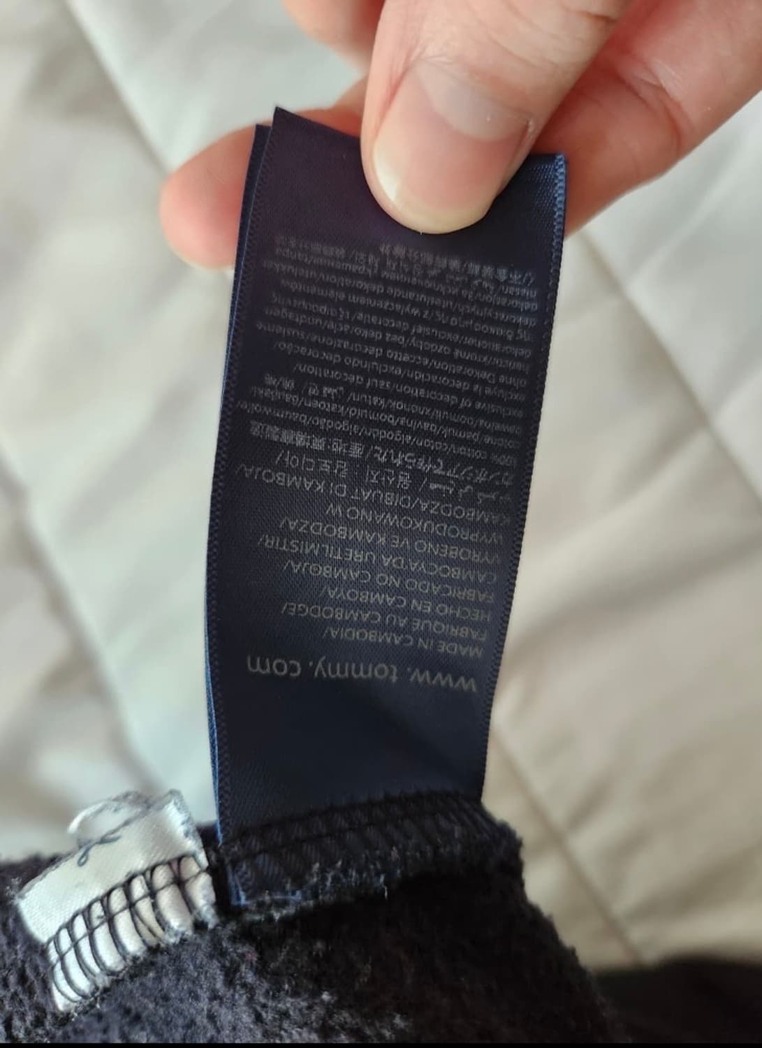 타미 할피거 블랙 스웻셔츠 상품이미지7