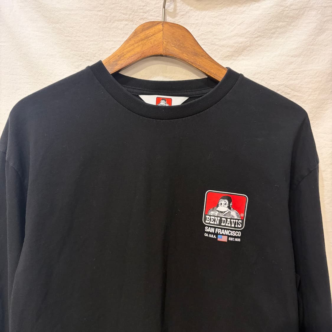 벤데이비스 블랙 긴팔 티셔츠 상품이미지2