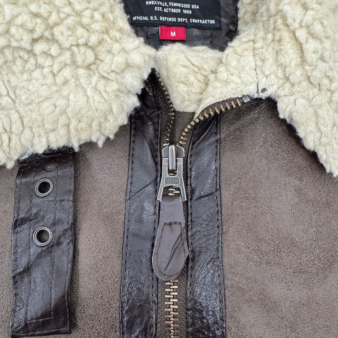 알파인더스트리 B-3 무스탕 M사이즈 상품이미지3