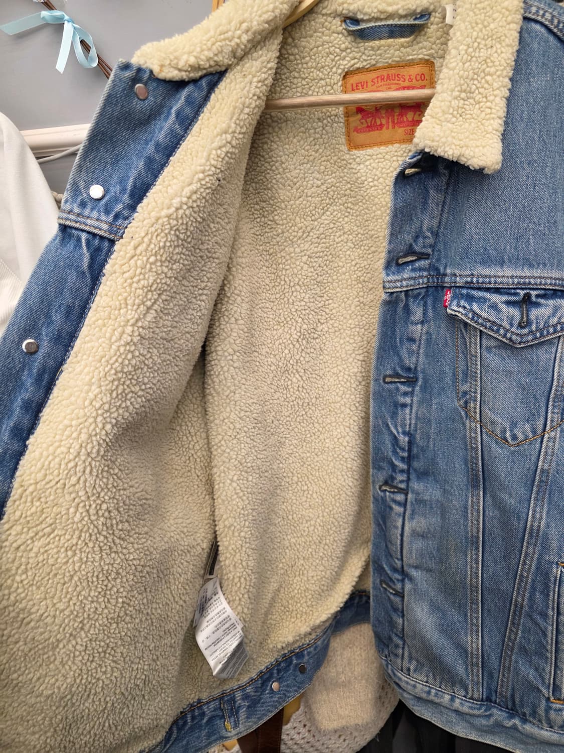 리바이스 쉐르파 데님 자켓 L 상품이미지7