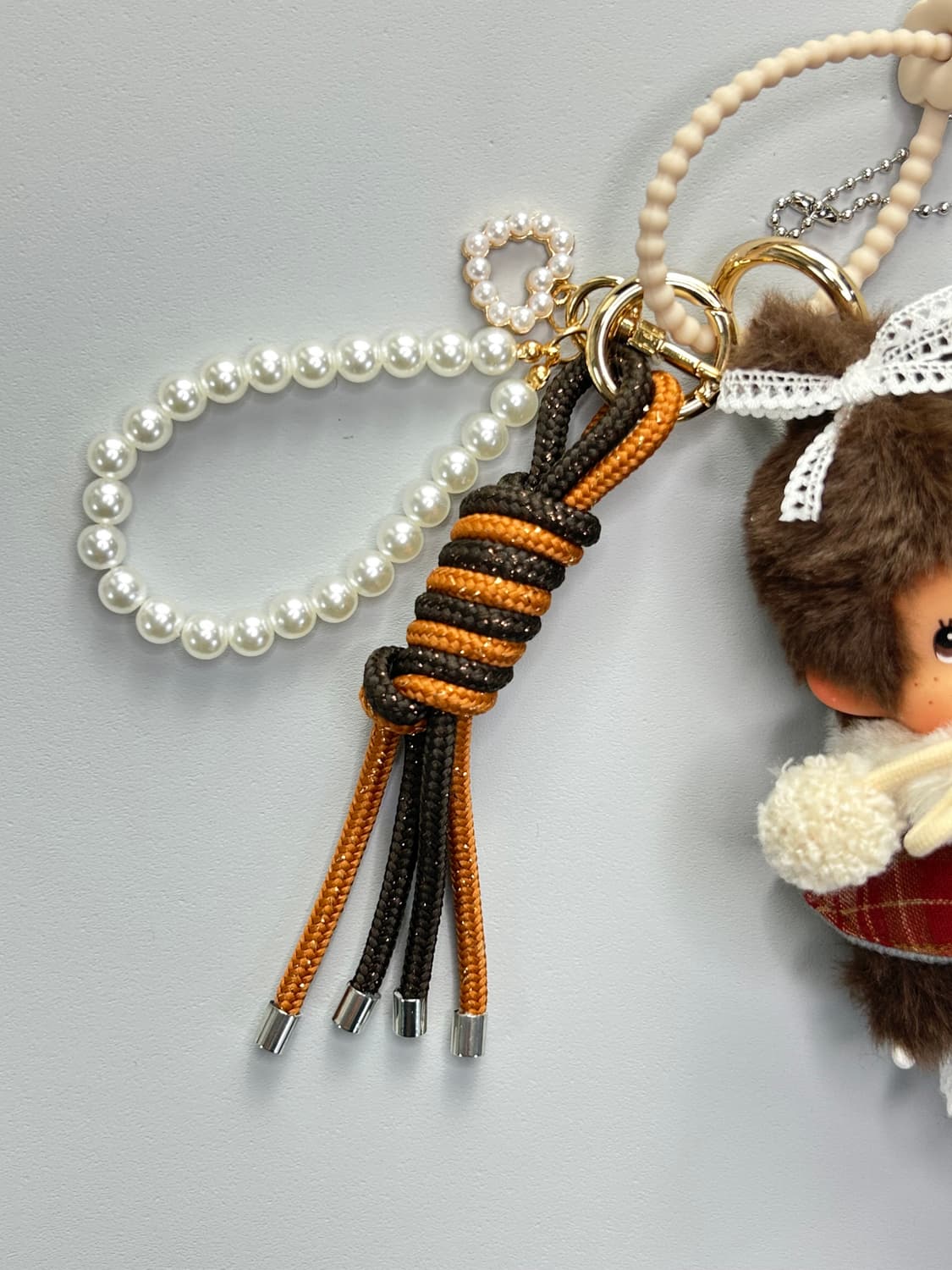 (39)정품몬치치 🤎🧡레이스체크 상품이미지5