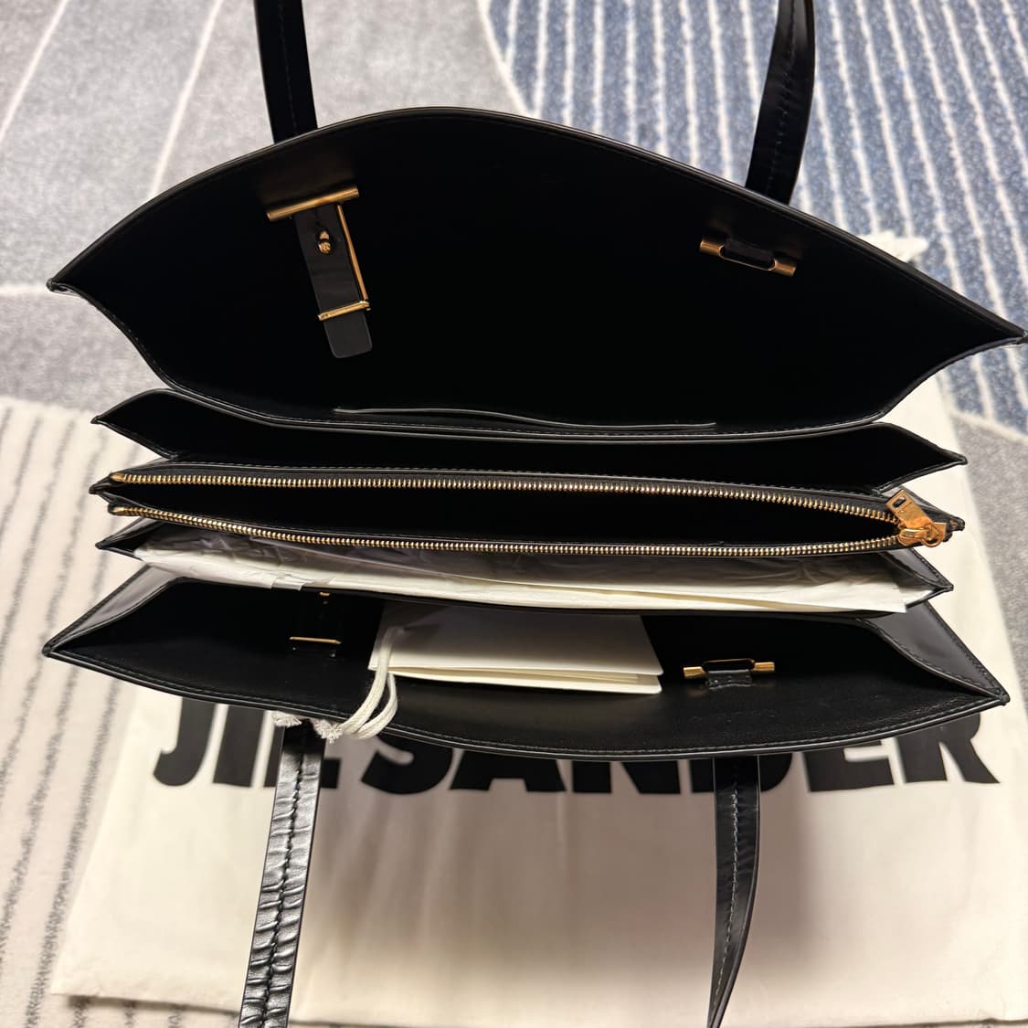 JIL SANDER 질샌더 파일 토트백(끈 조절 가능) 상품이미지5