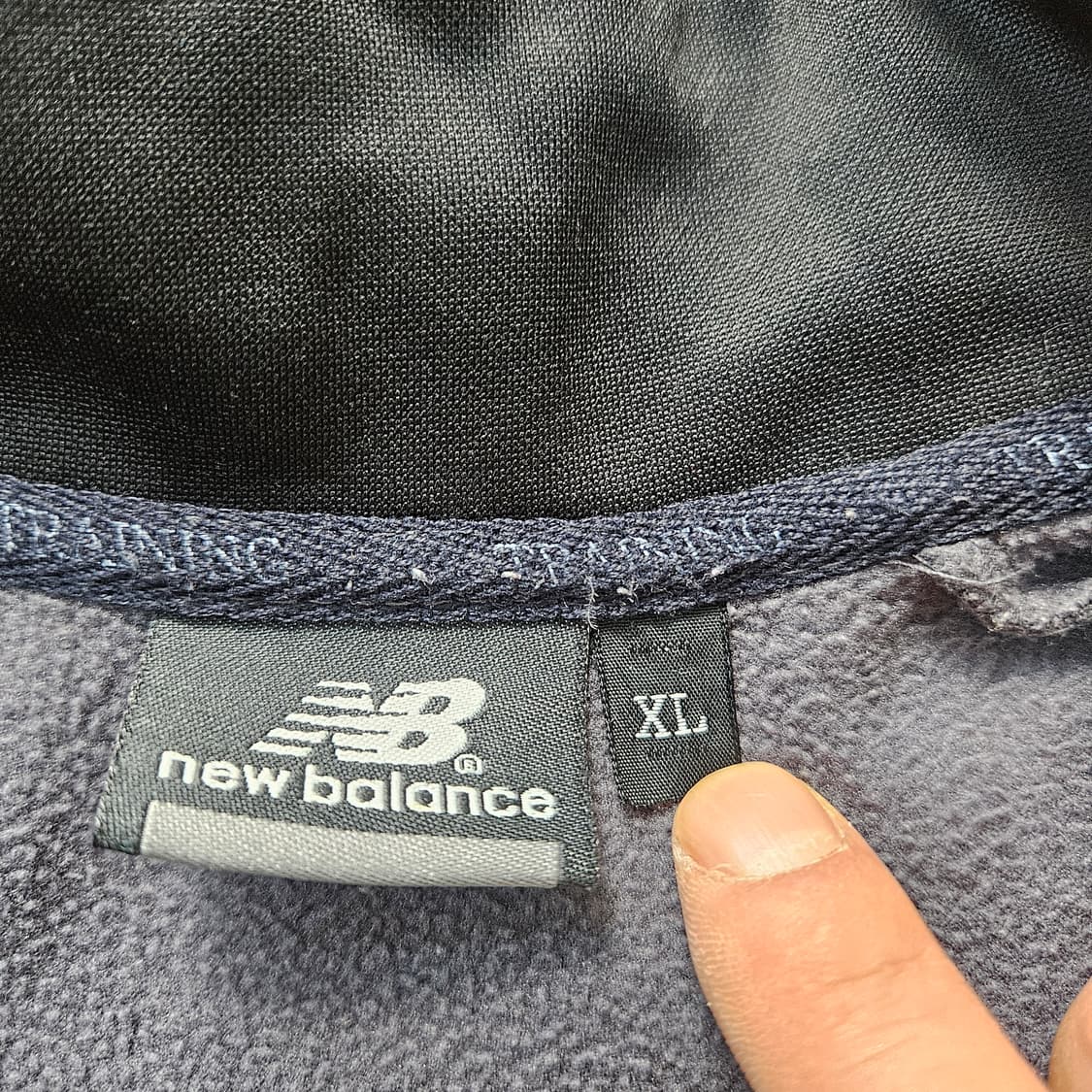 XL 뉴발란스 기모 트레이닝 집업 자켓 0323Y 상품이미지3