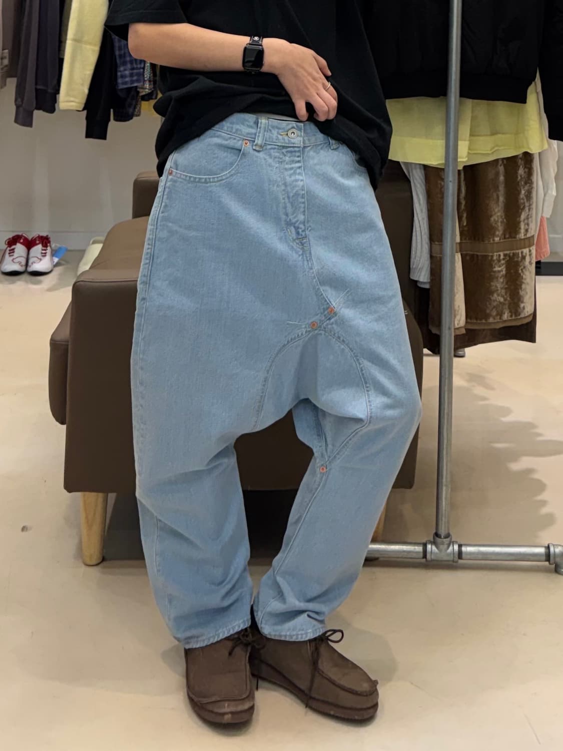 꼼데가르송 간류 사루엘 데님 팬츠 상품이미지3