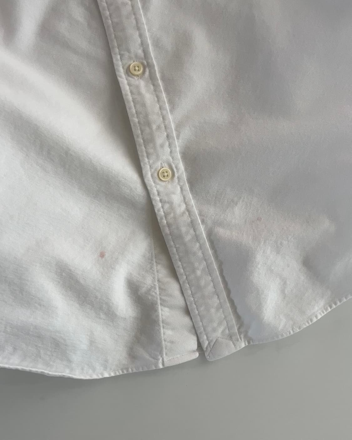 폴로 랄프로렌 화이트 옥스포드 셔츠 S 상품이미지5