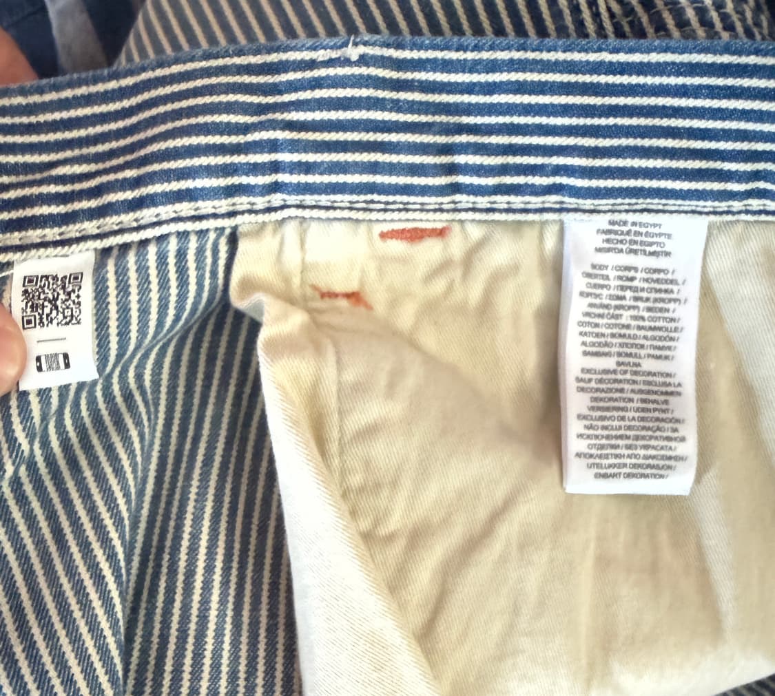 Polo Dungaree 히코리 스트라이프 팬츠 38/32 상품이미지7