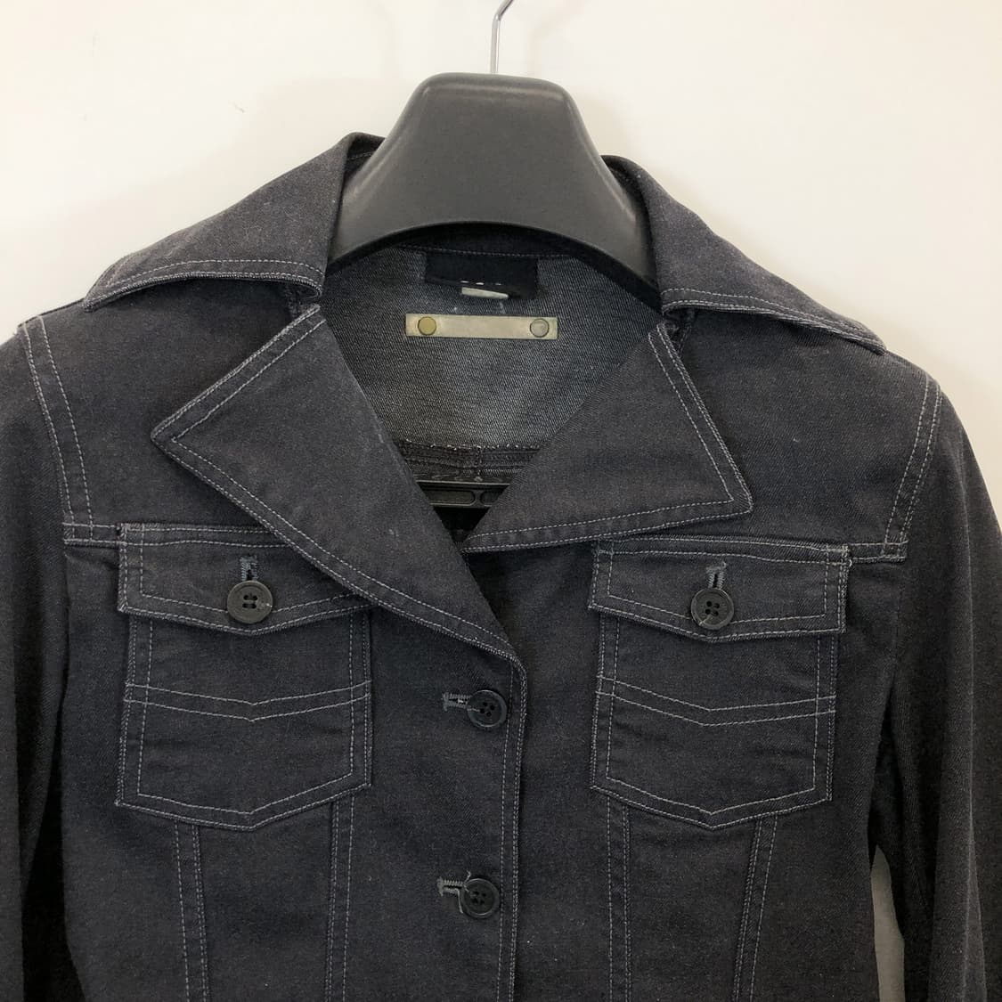오즈세컨 흑청 데님셔츠자켓 55 상품이미지2