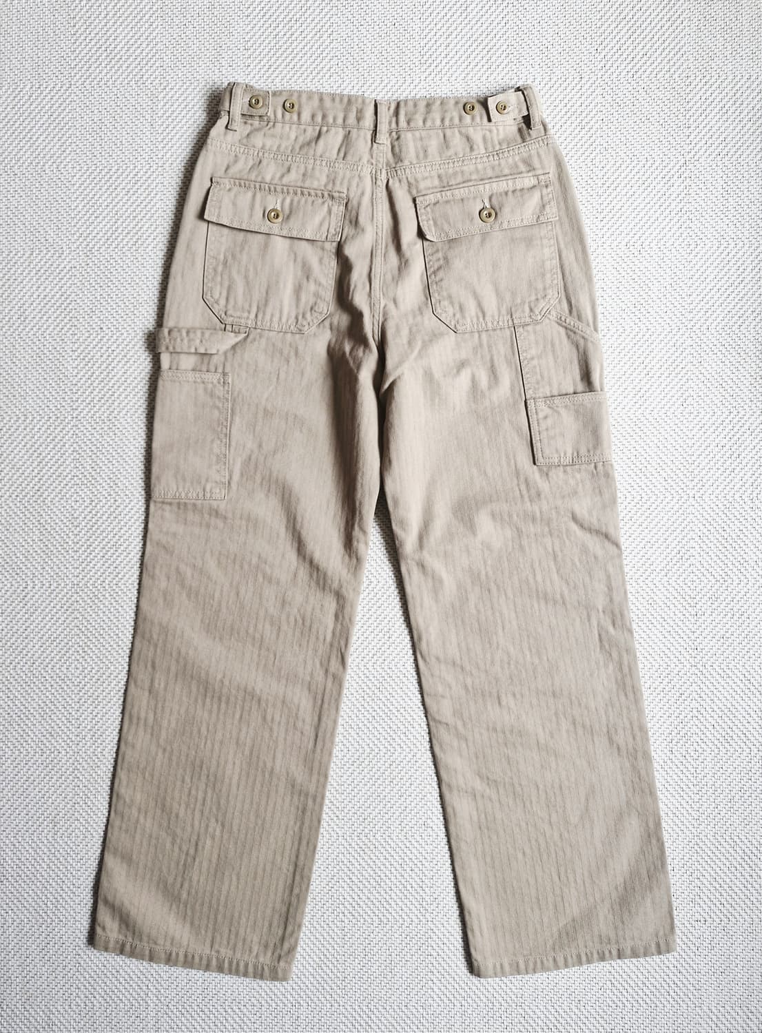 ISHII 이시이 헤링본 카펜터 팬츠 M 상품이미지5