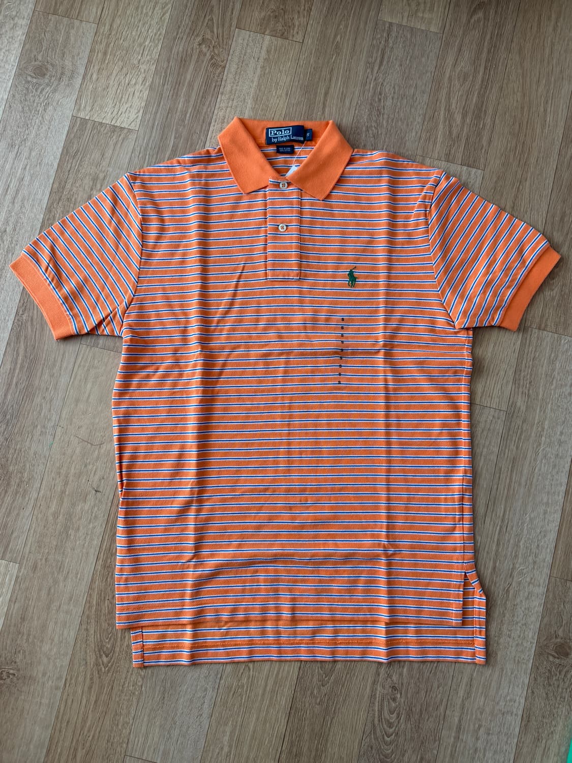 폴로 랄프로렌 스트라이프 반팔 카라티 S 상품이미지1