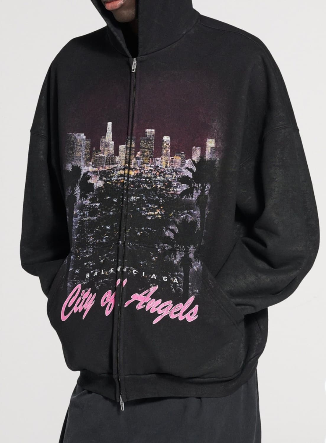 [백화점새상품]발렌시아가 시티 오브 엔젤스 아우터웨어 집업 후드 상품이미지2