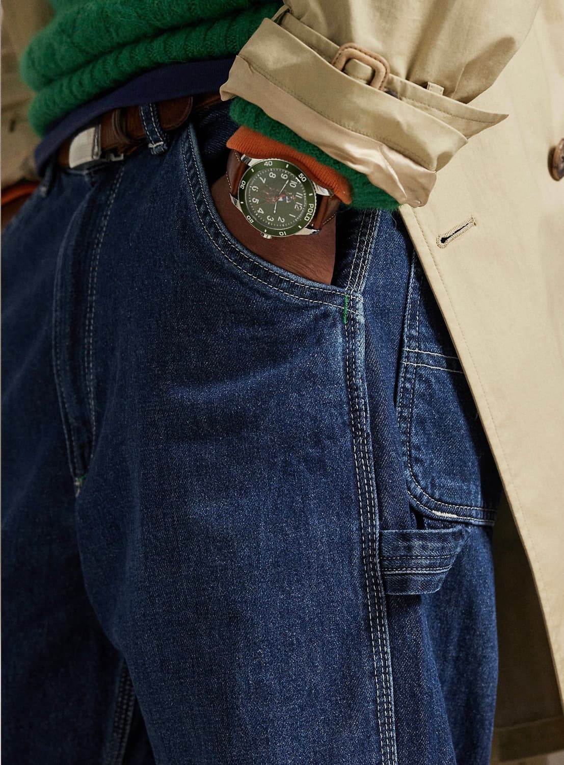 (새상품) 폴로 랄프로렌 카펜터 데님 팬츠 팝니다. 상품이미지5