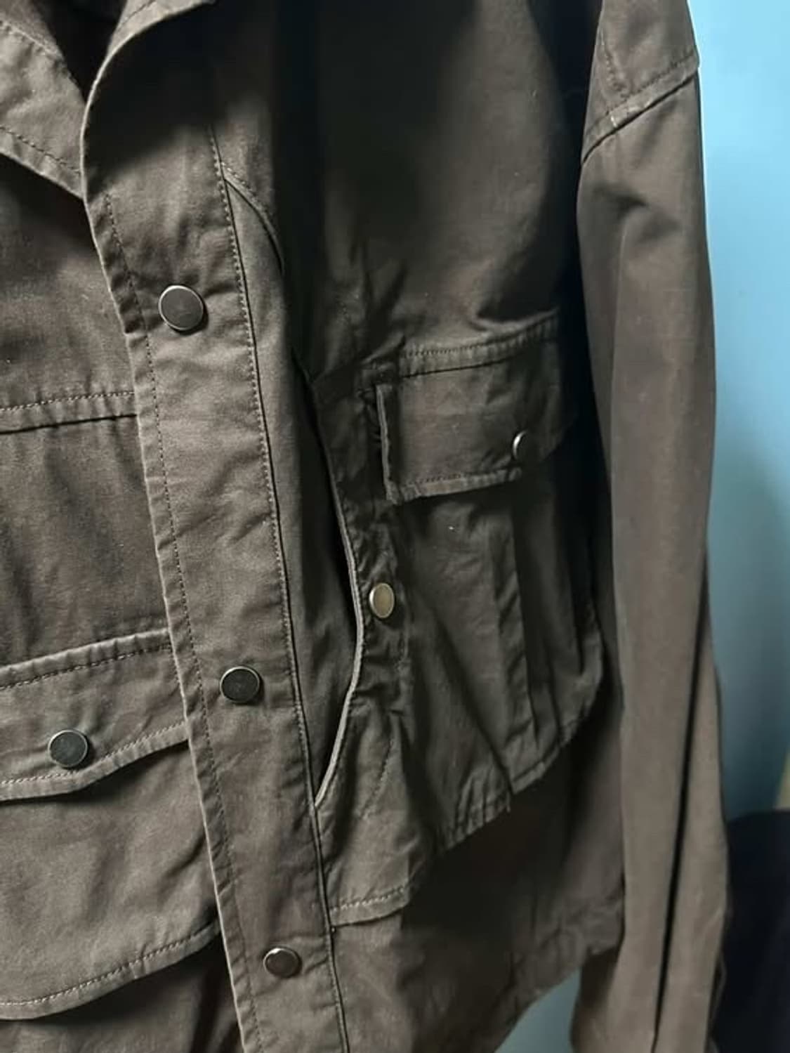 사스콰치 패브릭스 23aw 하프 문 크롭 셔츠 자켓 수미컬러 라지 상품이미지4