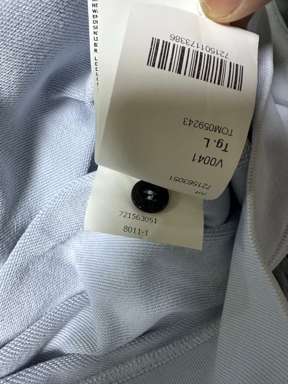 스톤아일랜드 맨투맨 연회색 상품이미지7