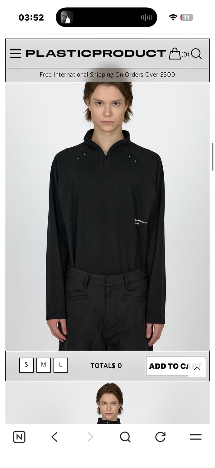 MPa THERMAL HALF ZIP (GRAPHITE) 상품이미지1