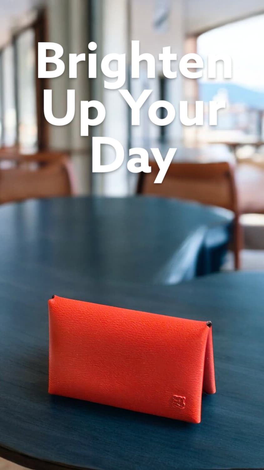 루이까또즈 정품 명함케이스 레드 가죽 / 카드지갑 가능 상품이미지10