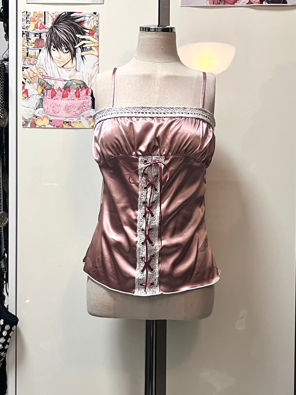 페어리 히메갸루 레이스 코르셋 디테일 슬리브리스 상품이미지1