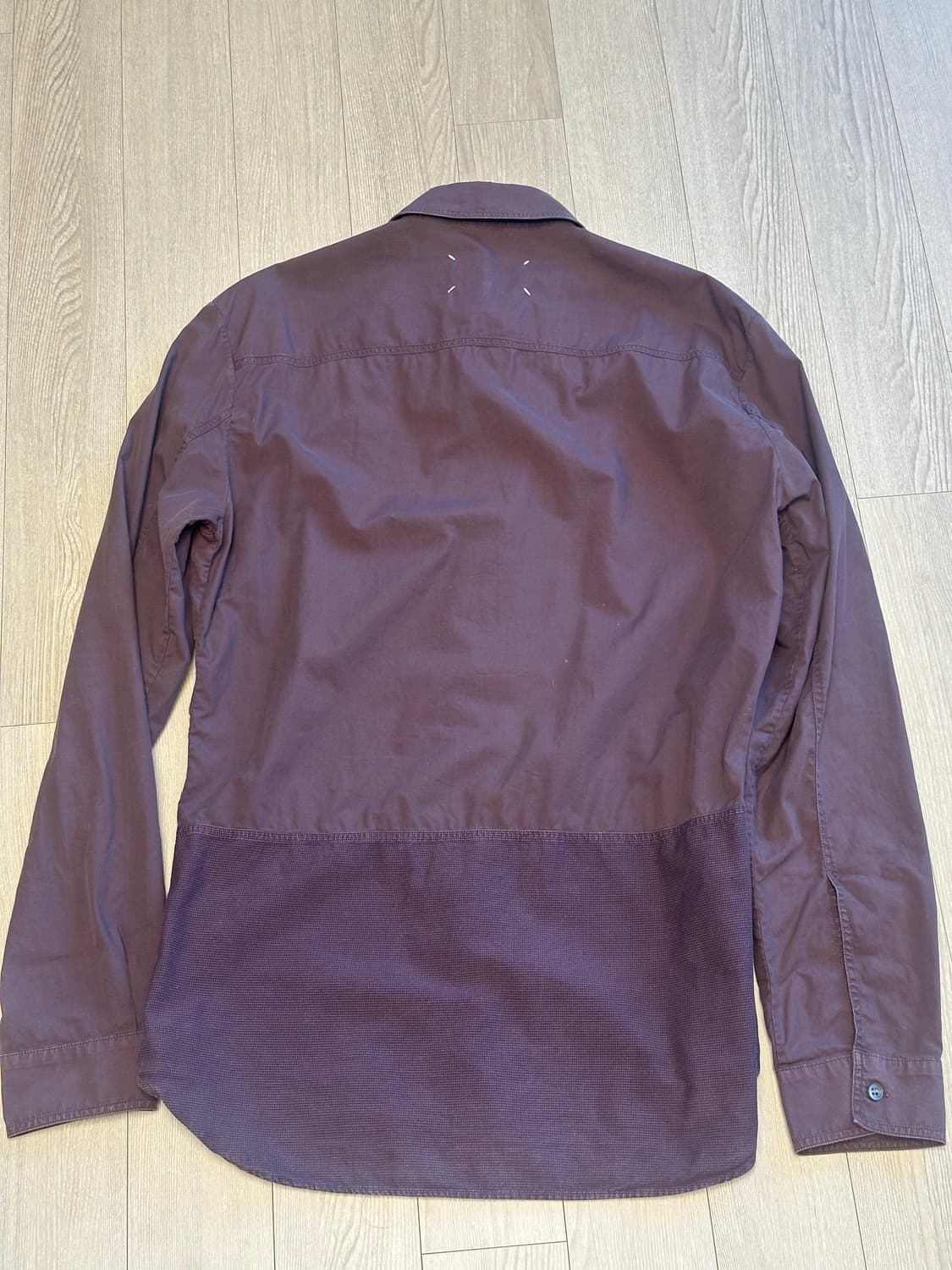 (50) 메종 마르지엘라 셔츠 버건디 상품이미지2