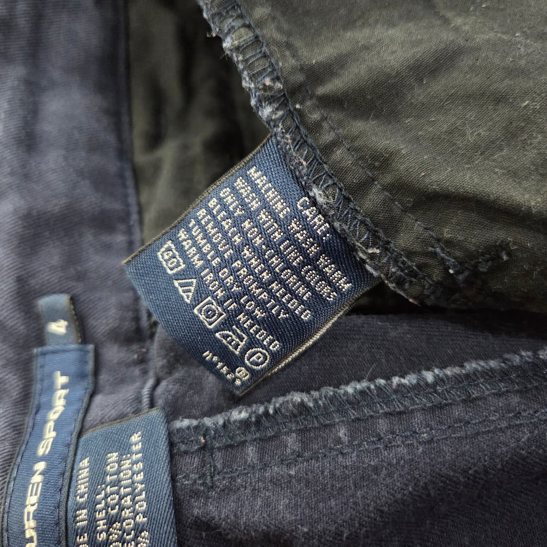 폴로랄프로렌 스포츠 우먼 멀티포니 코튼 쇼츠 네이비 4  상품이미지5