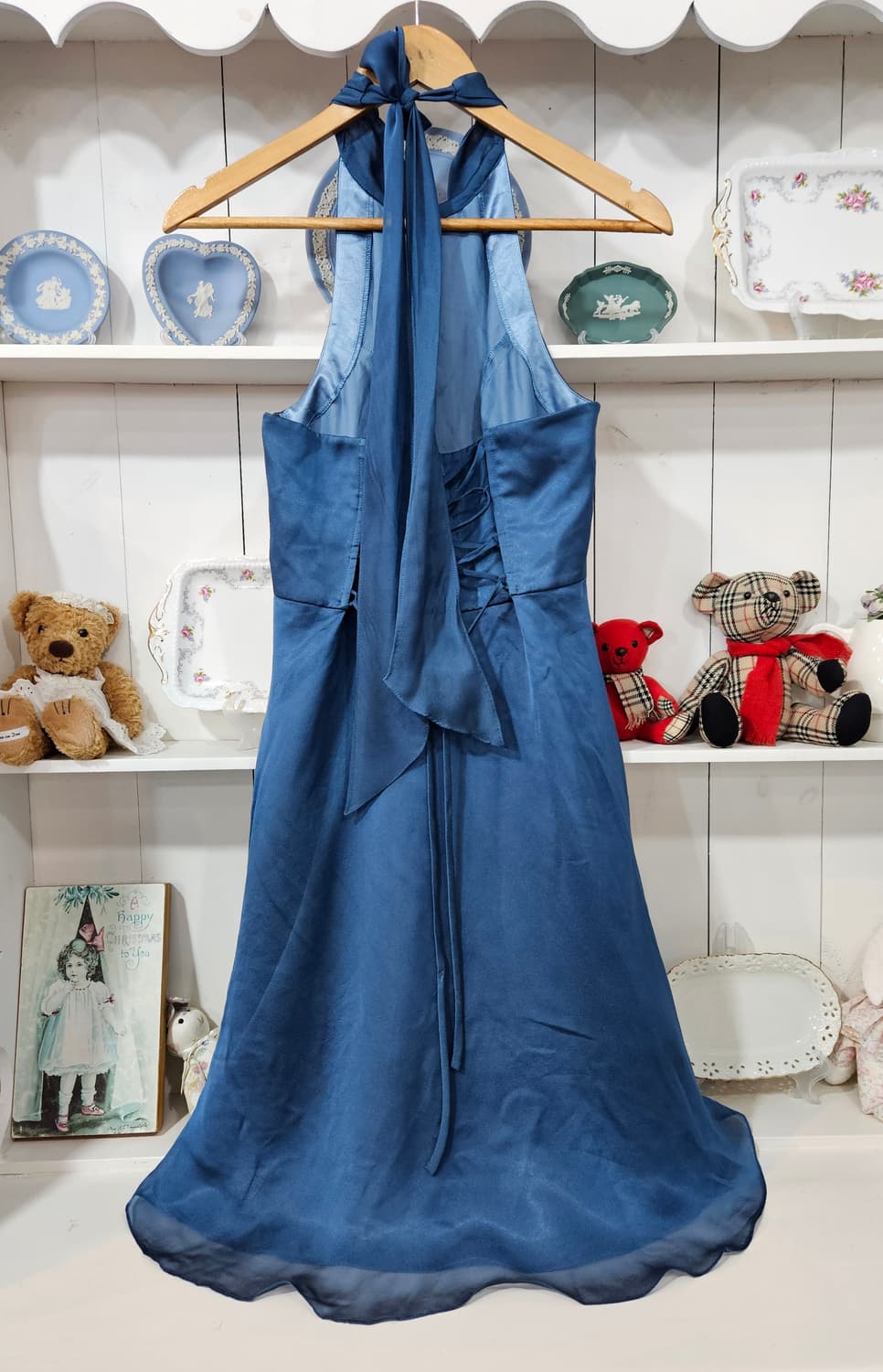 쉬폰 홀터넥 원피스 상품이미지6