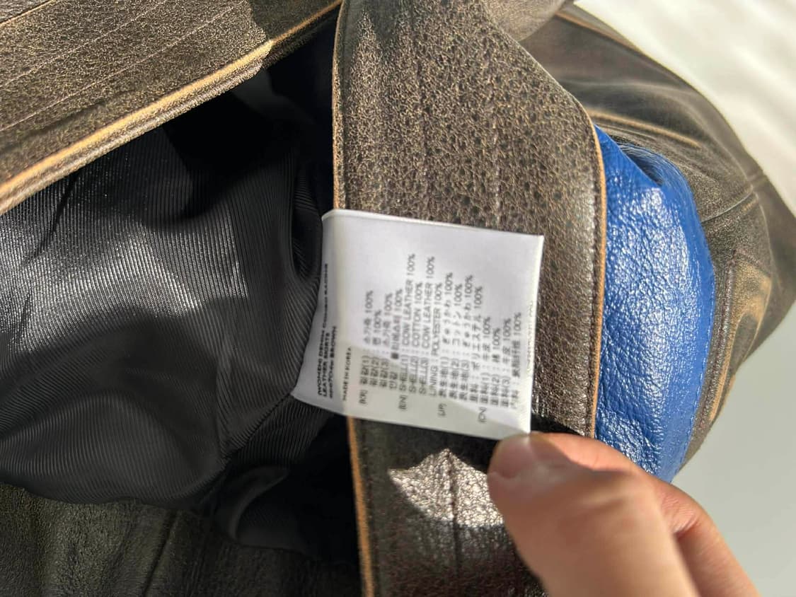 [34] 앤더슨벨 콤보 레이싱 레더 스커트 상품이미지8