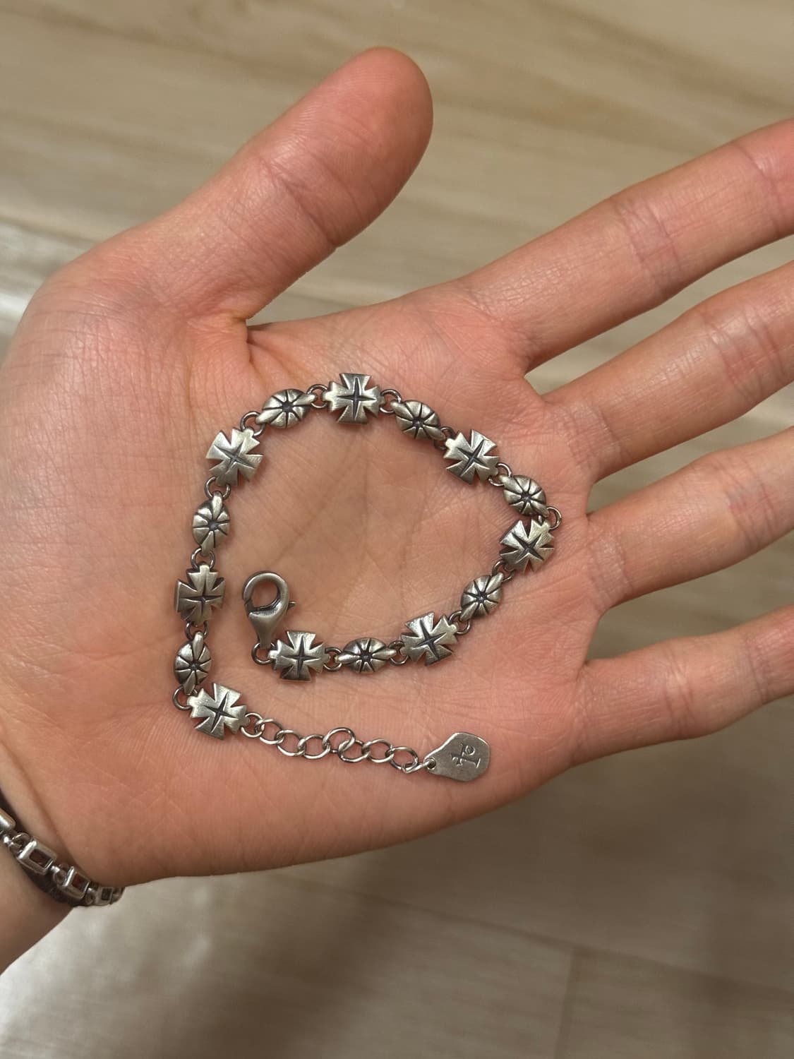 폴리테루 실버 팔찌 상품이미지1