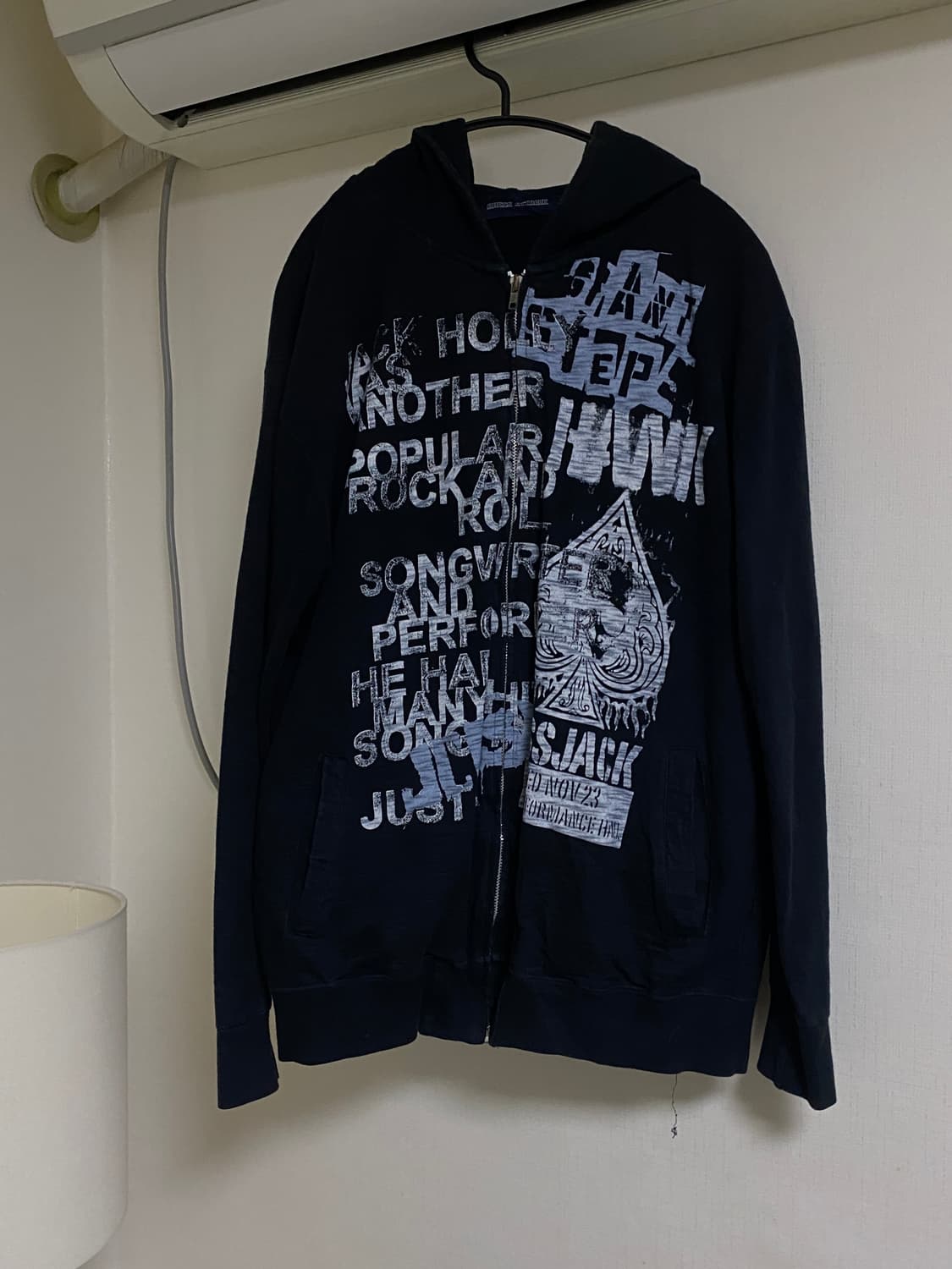 펑크 디자인 후드티 M 상품이미지2