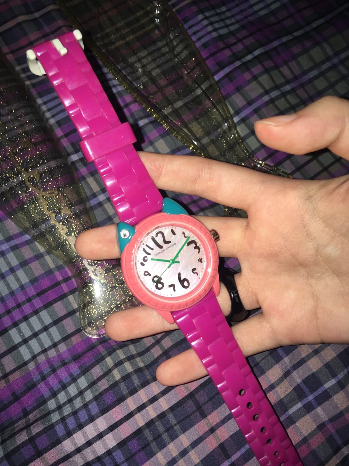 희소 츠모리 치사토 고양이 시계 상품이미지5