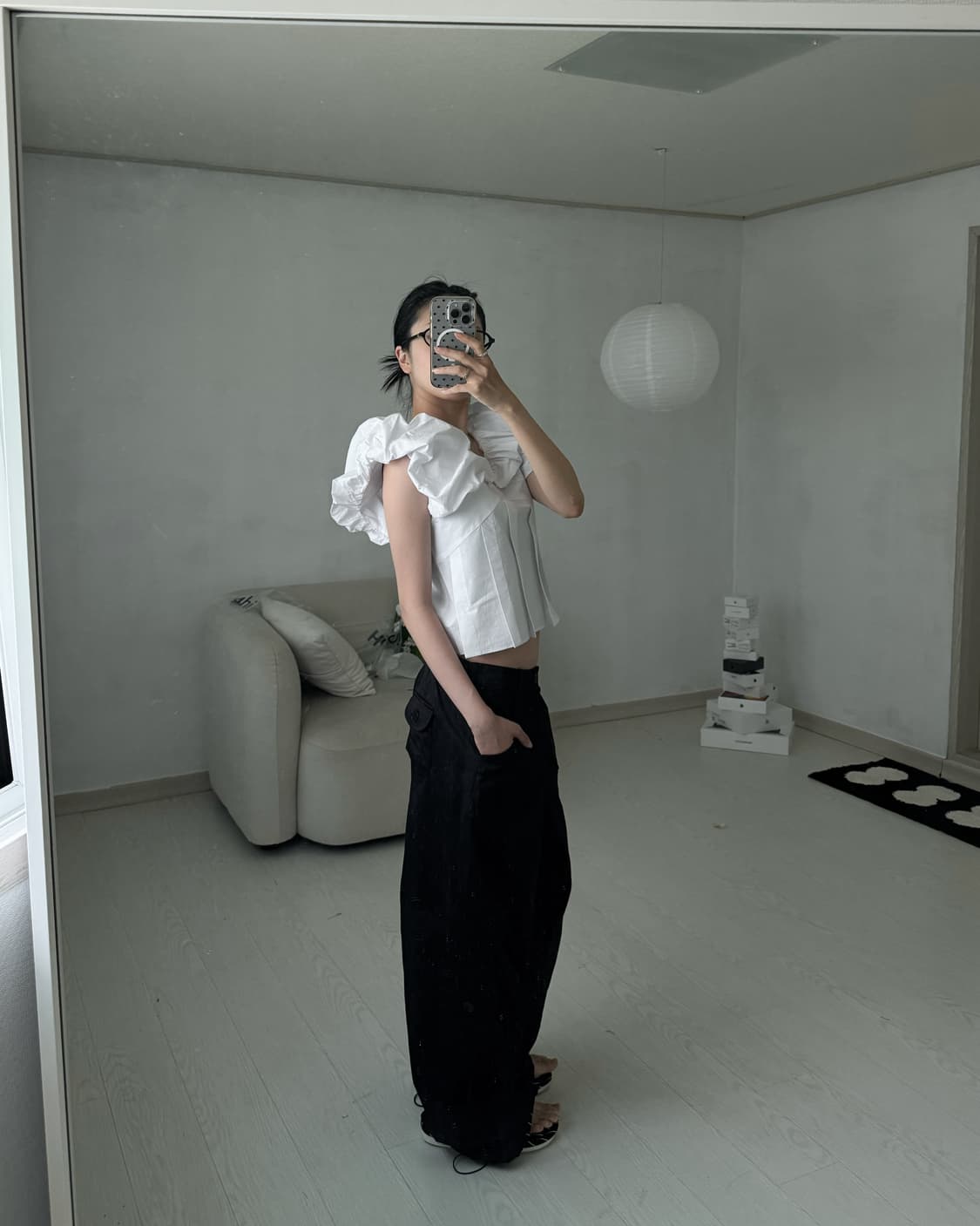 퍼프 블라우스 상품이미지4