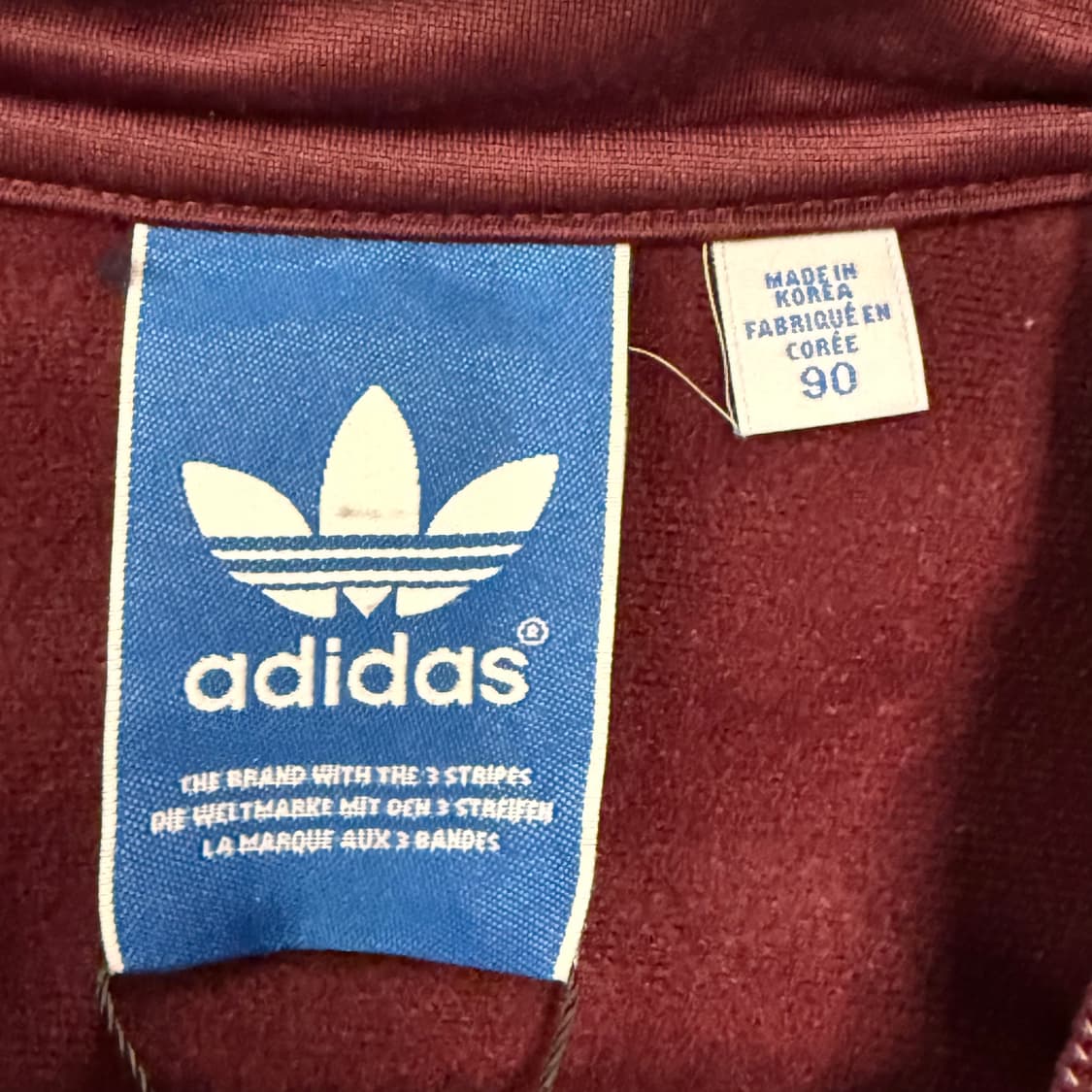아디다스 버건디 하늘 구파이어버드 져지 트랙탑 90 상품이미지6