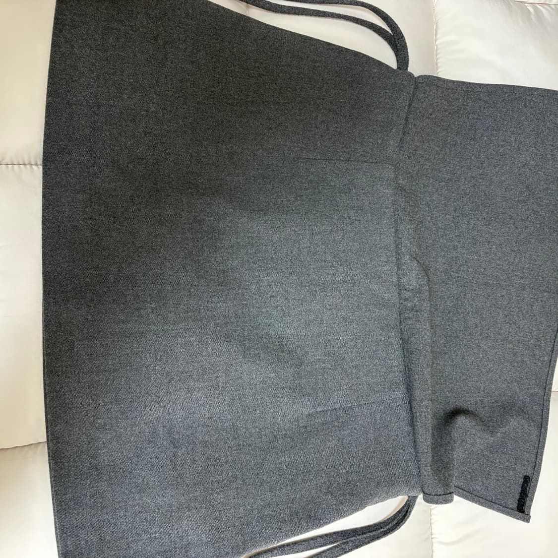 코이세이오 RIBBON DOUBLE SKIRT GREY 상품이미지6