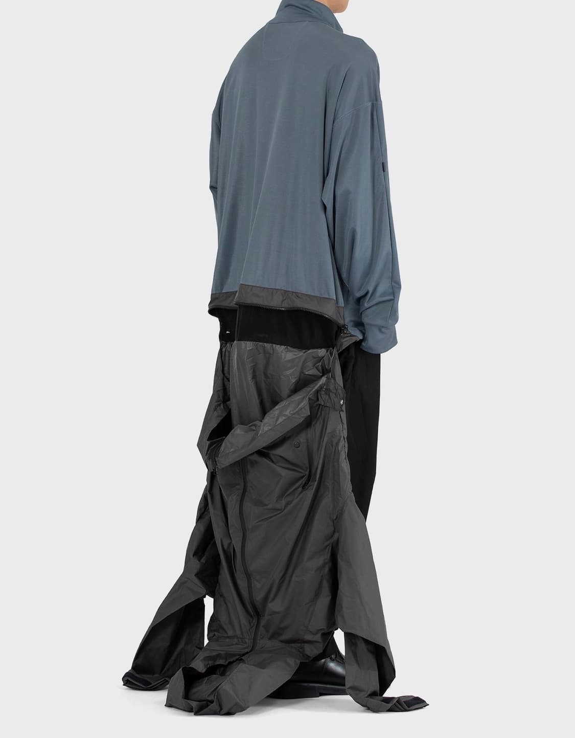 민즈와일 아이스터치 오버랩 자켓 차콜(져지+바람막이 105사이즈감) 상품이미지2