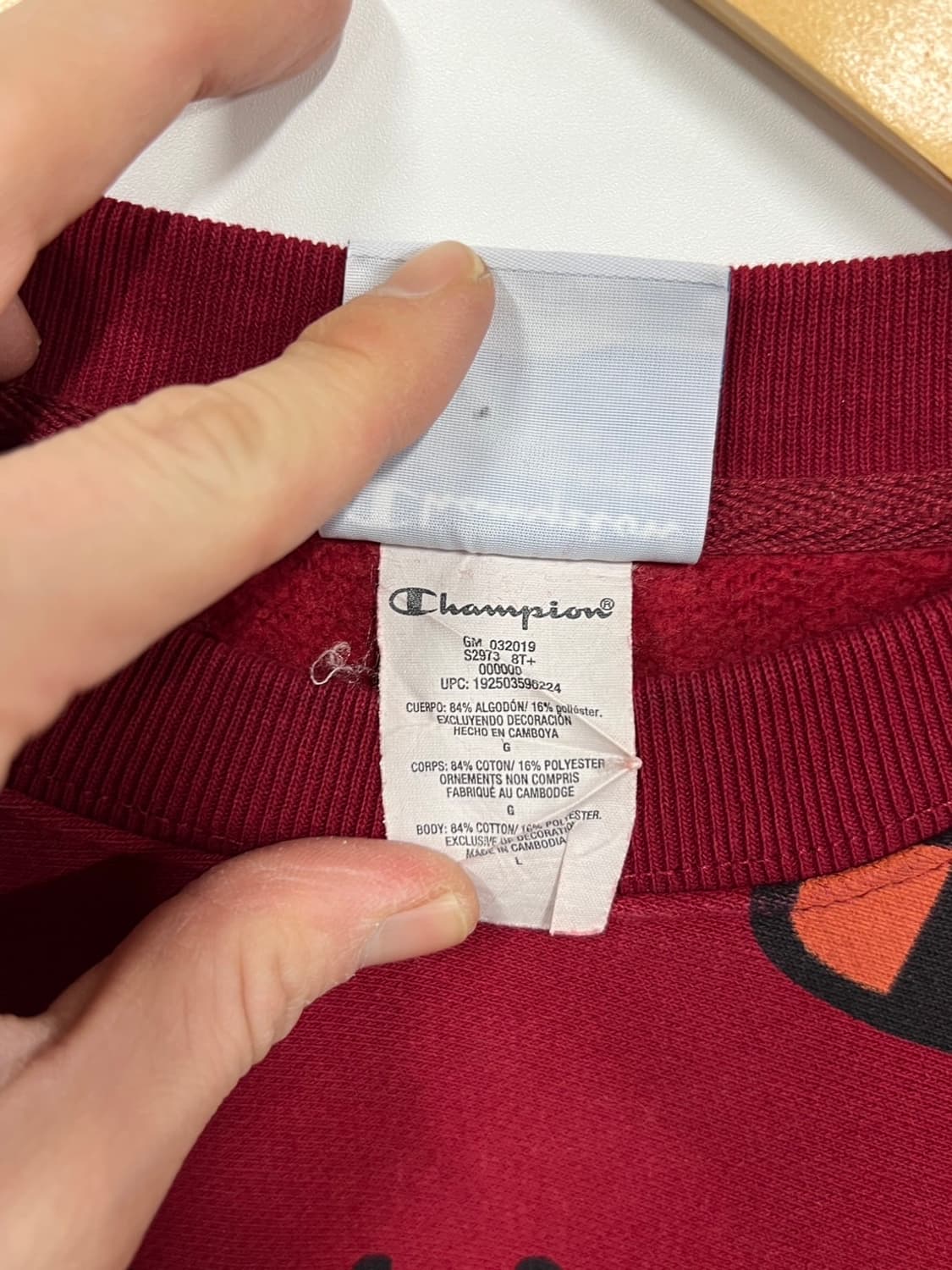 챔피온 리버스위브 멀티 빅로고 맨투맨 상품이미지5