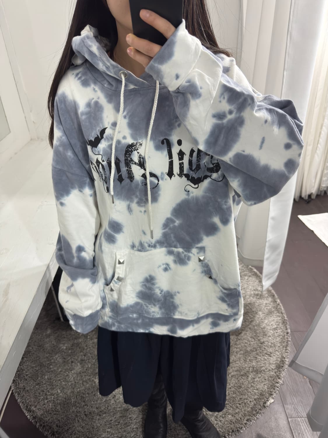 ankrouge tiedye punk hoodie 상품이미지3