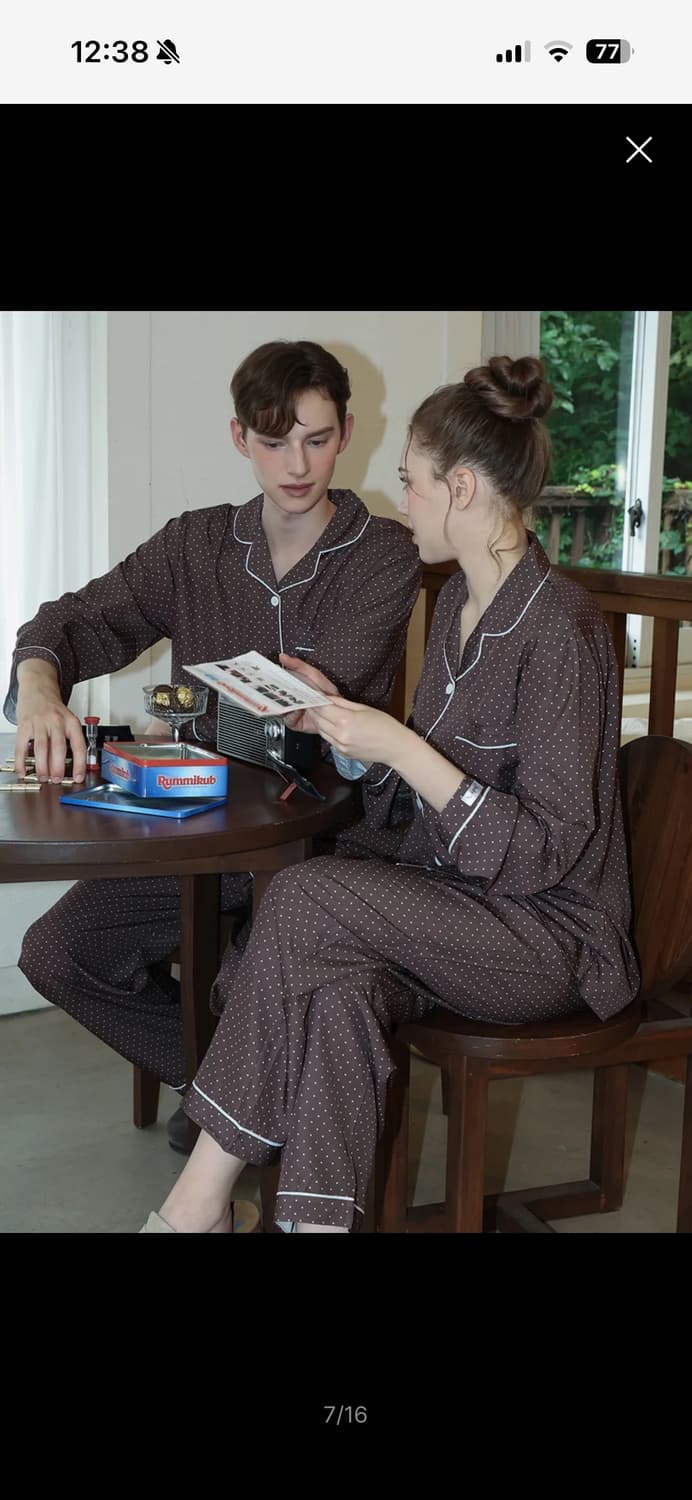 [XL] 주디앤 도트 파자마 세트 상품이미지2