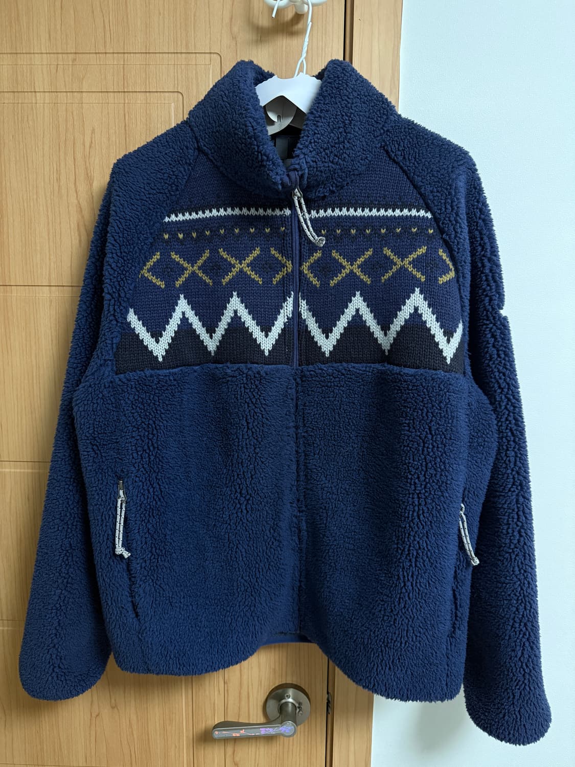 L) 디스이즈네버댓 니트 패널드 후리스 상품이미지2