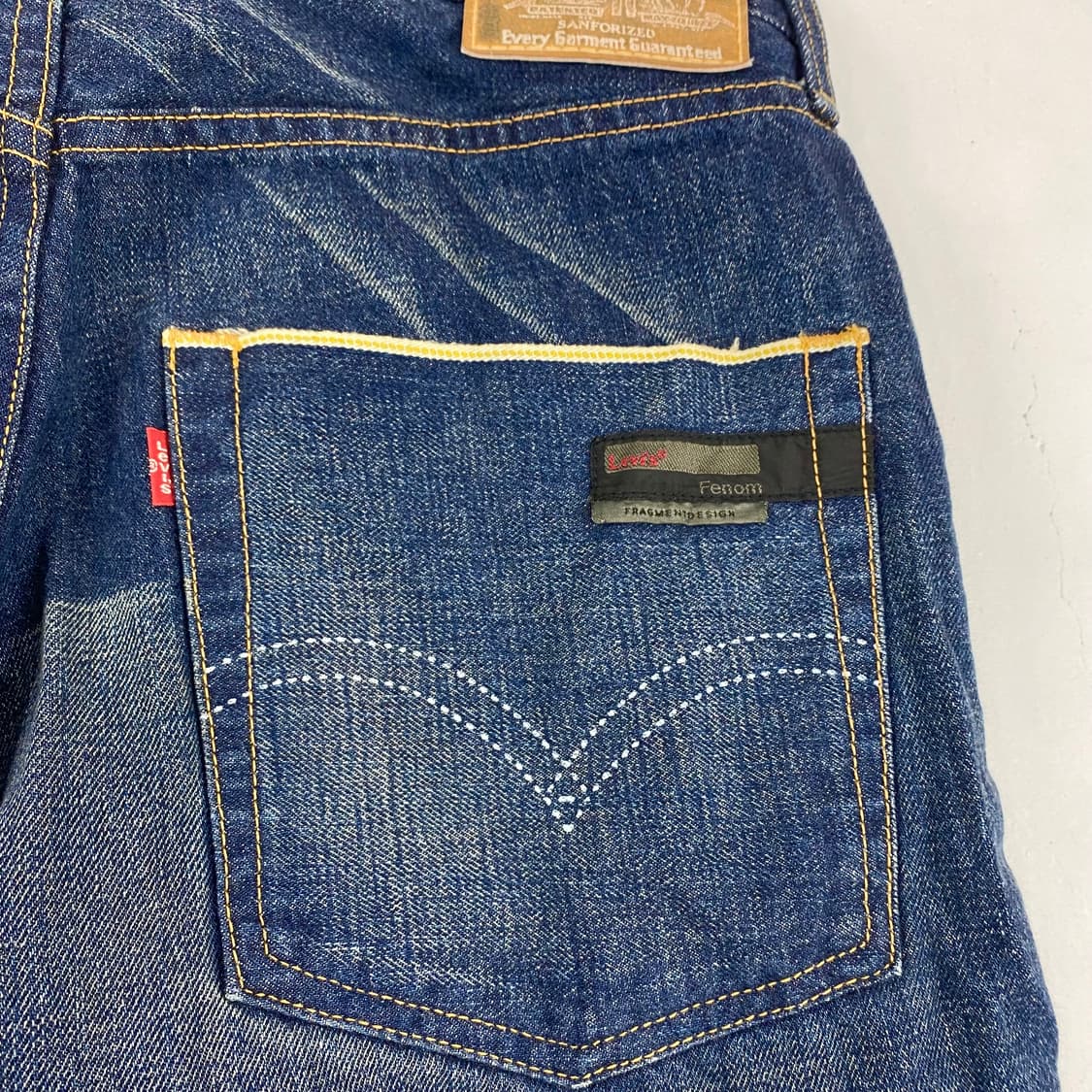 리바이스 X 후지와라 히로시 X 프라그먼트 페놈 셀비지 데님 진 (34) 상품이미지6