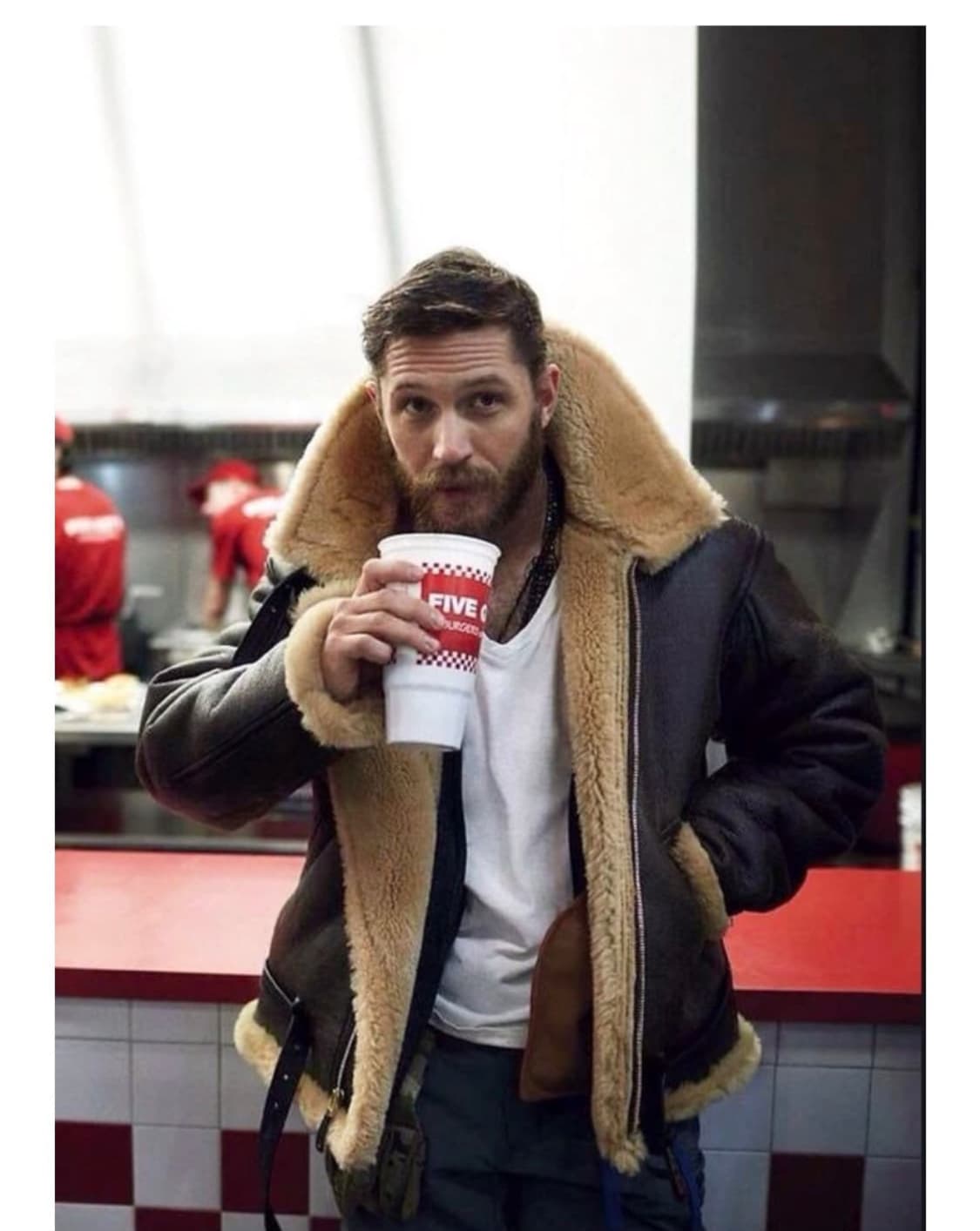 콕핏(cockpit)usa 톰하디무스탕 z2019w 50사이즈 판매합니다 상품이미지9