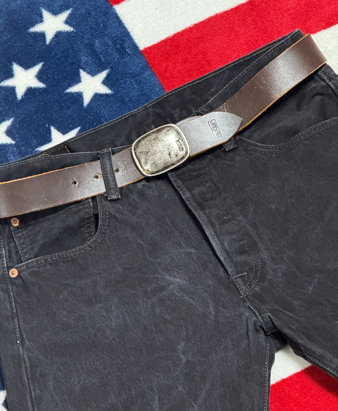 Levis 빈티지 레더벨트 levis leather belt 가죽벨트 상품이미지10