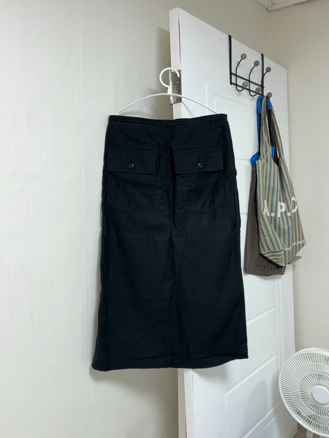 Needles Fatigue Midi Skirt(Black) 상품이미지5