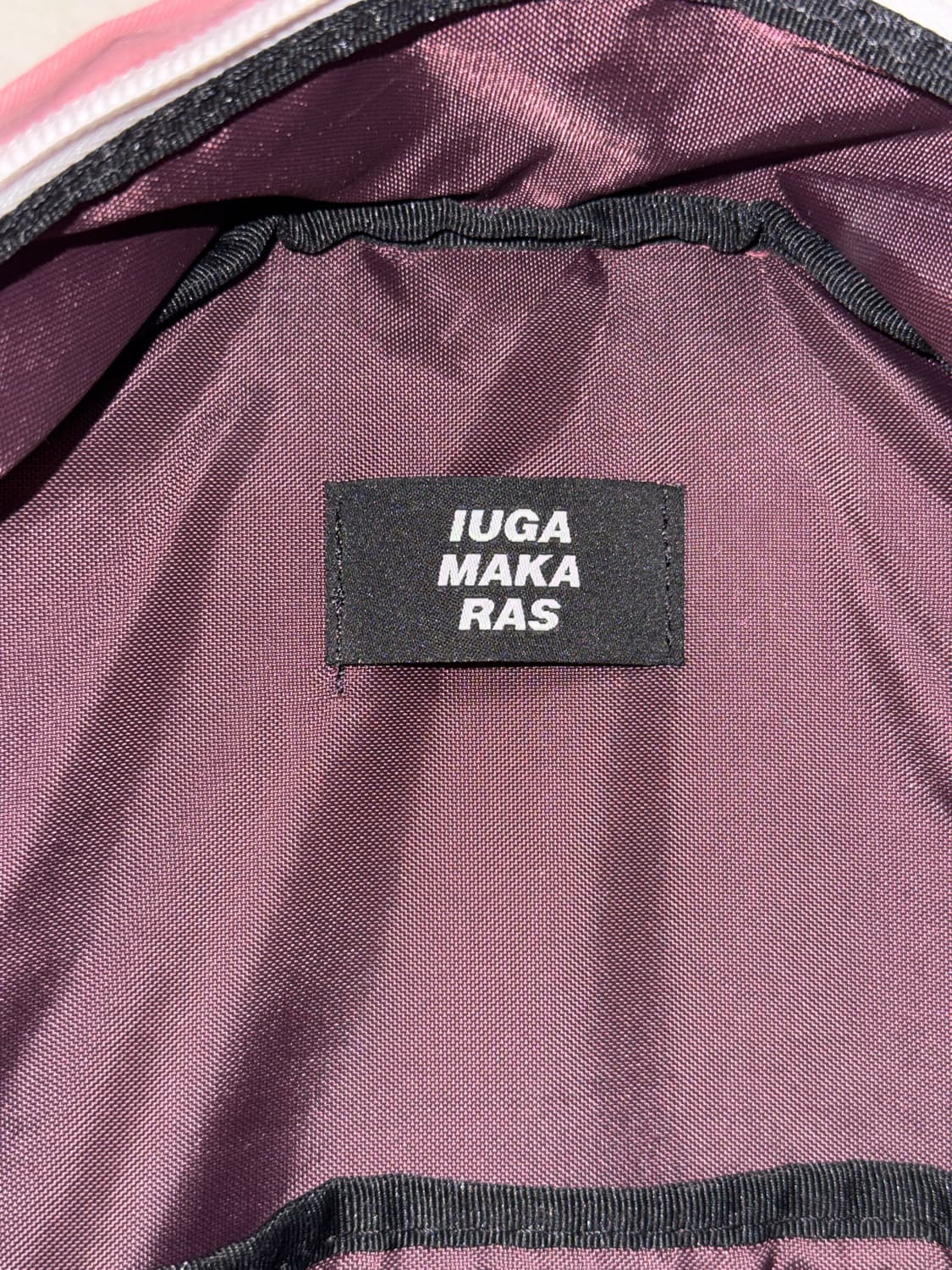 IUGAMAKARAS Knotted Backpack Old Pink 상품이미지6