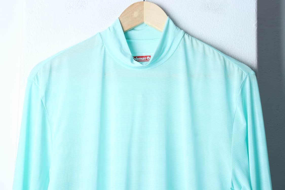 (XL) 콜맨 긴팔티셔츠 기능성 연블루 레터링-H33451 상품이미지3