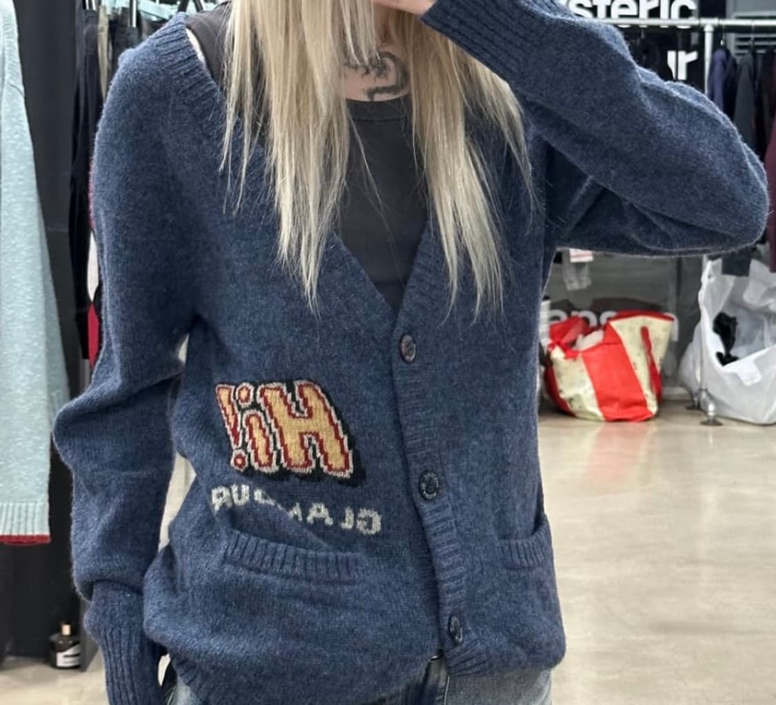 히스테릭 글래머 울니트 가디건 상품이미지4