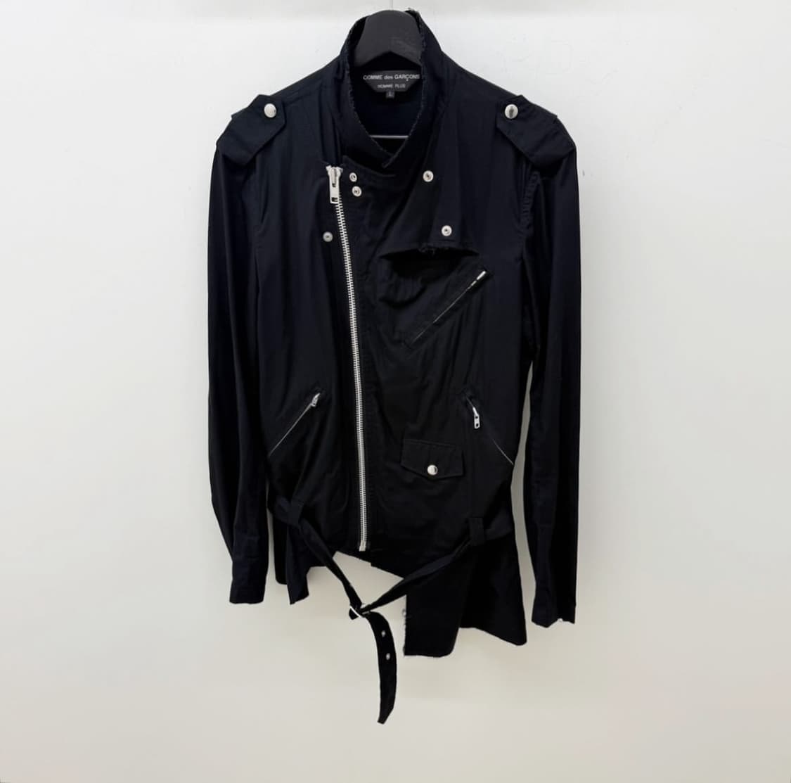 꼼데가르송 옴므플러스 코튼 라이더 자켓 상품이미지1