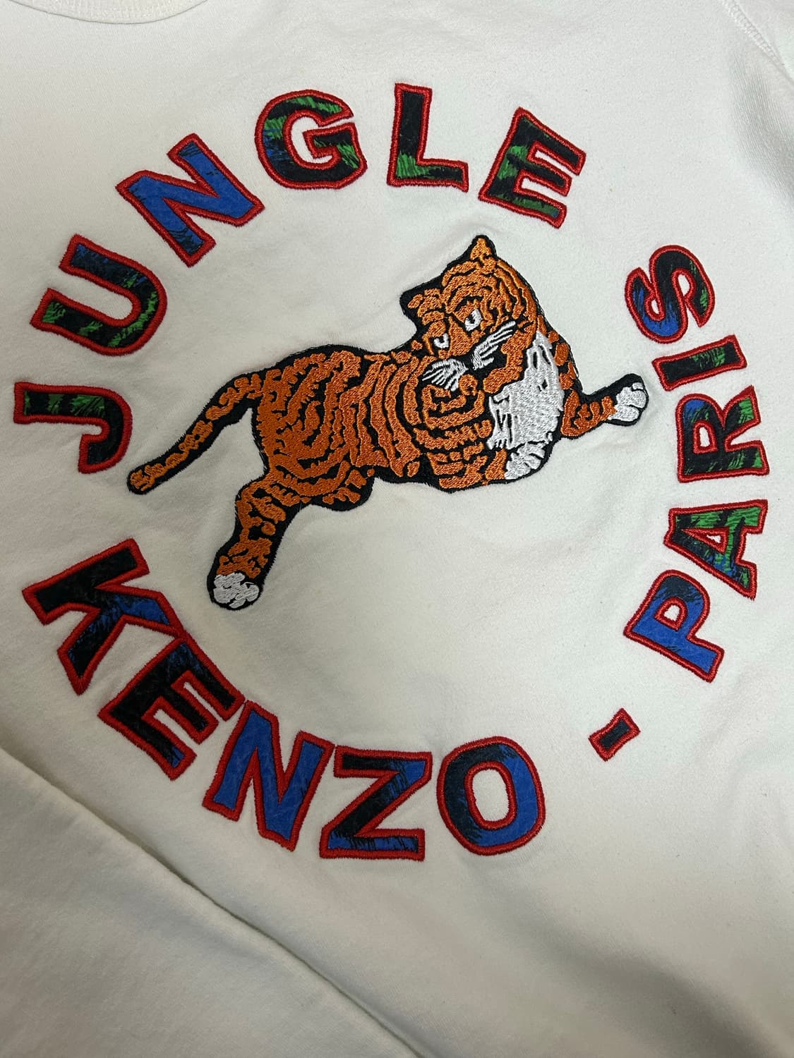 겐조 H&M 정글 타이거 화이트 스웻셔츠 상품이미지4