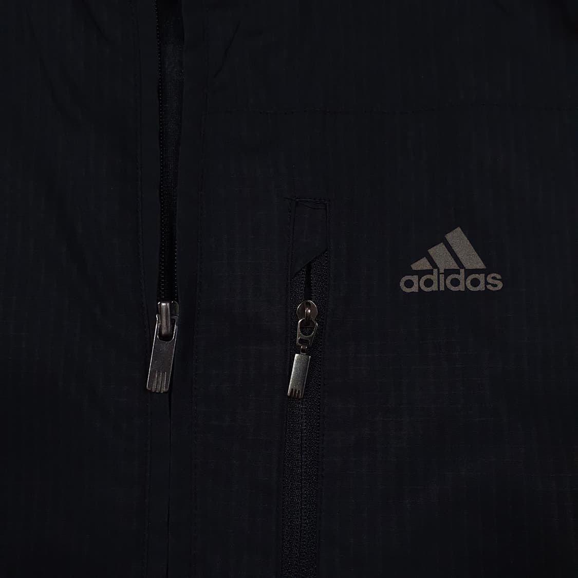 XL (105) 아디다스 올드스쿨 오버핏 삼선 바람막이 자켓 점퍼 블랙 상품이미지4