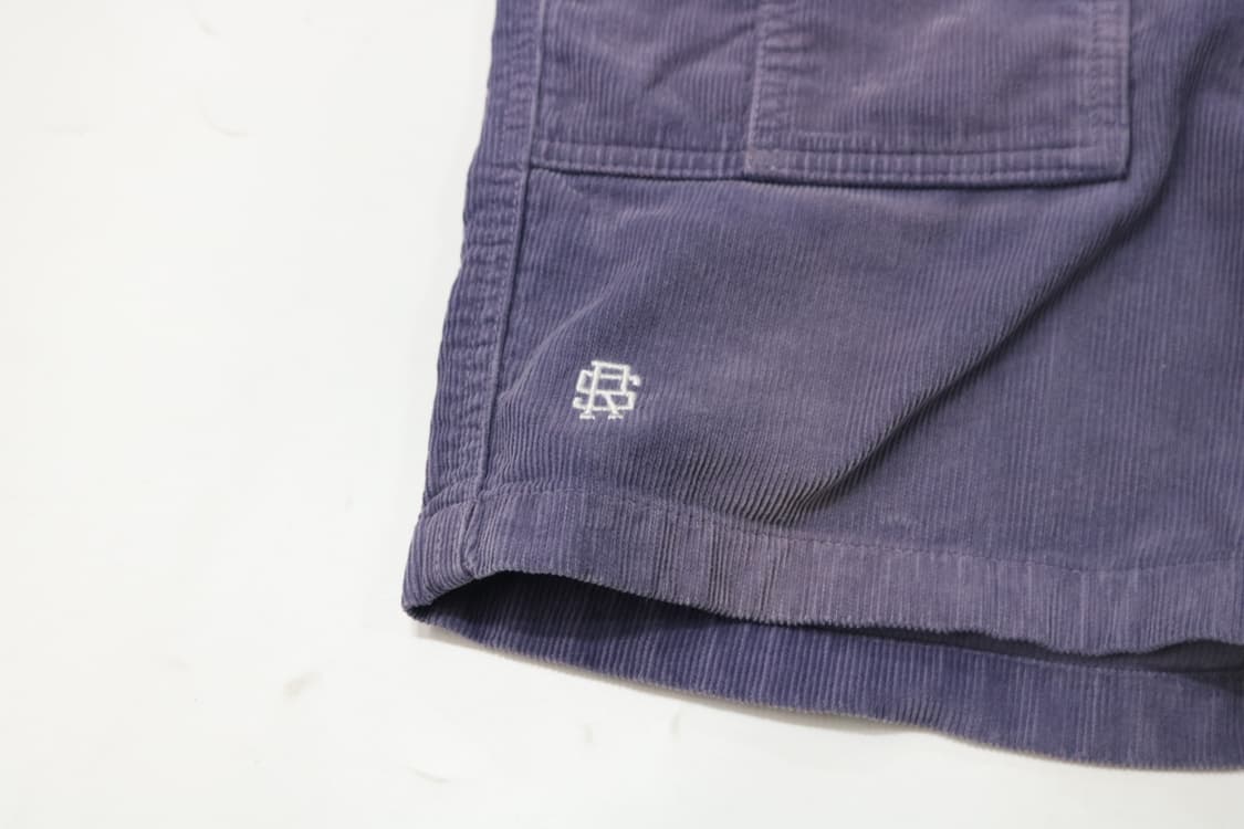 러프앤스웰 빈티지 퍼플 코듀로이 카고 반바지 (M) 상품이미지4