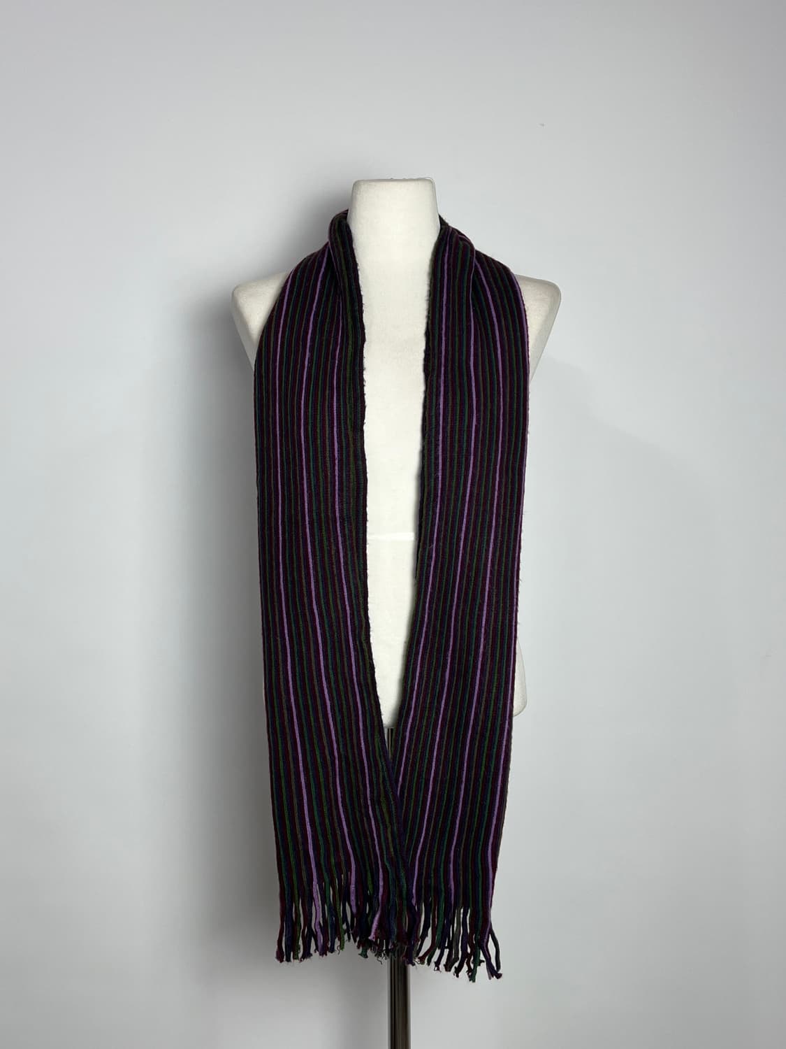 빈티지 스트라이프 머플러 상품이미지4