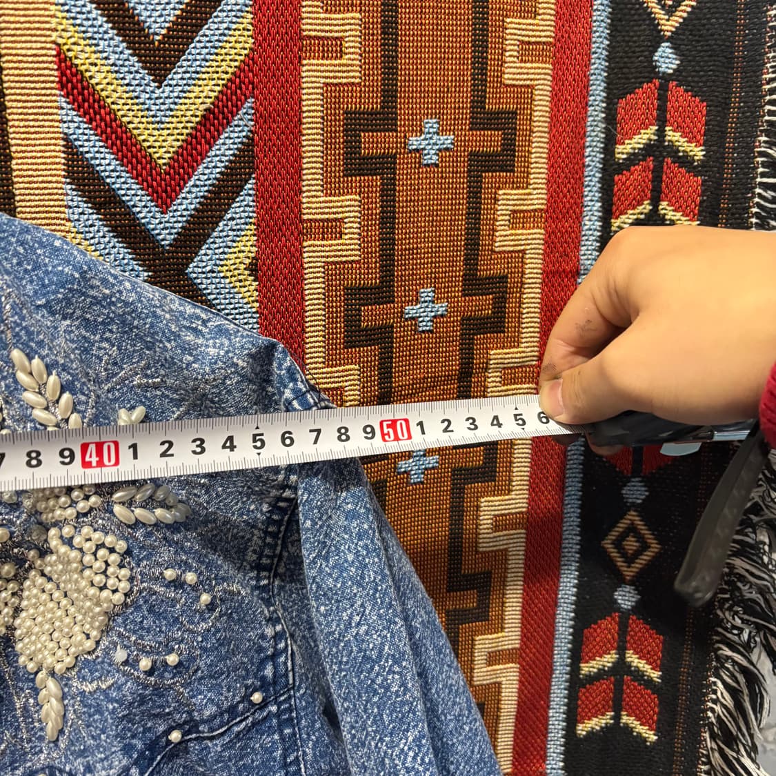 빈티지 웨스턴 데님셔츠 상품이미지7